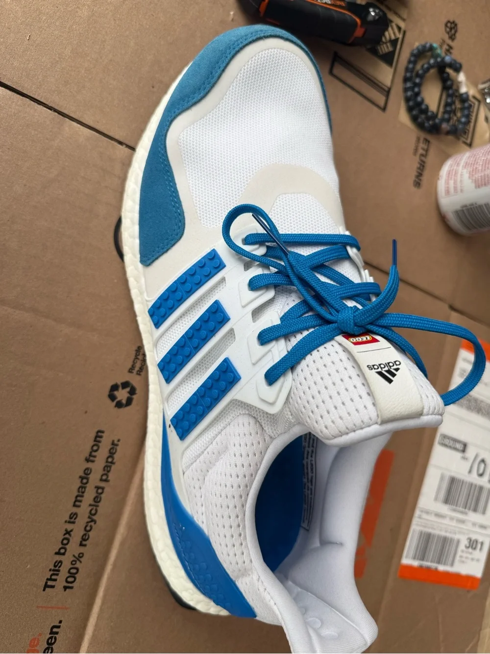 adidas x LEGO Men’s 12 - Ultraboost Blue